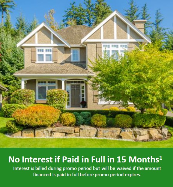 Make It Happen Roofing Financing Plan
No Interest if Paid in Full in 15 Months1