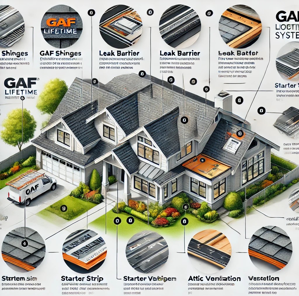 gaf lifetime roofing system warranty