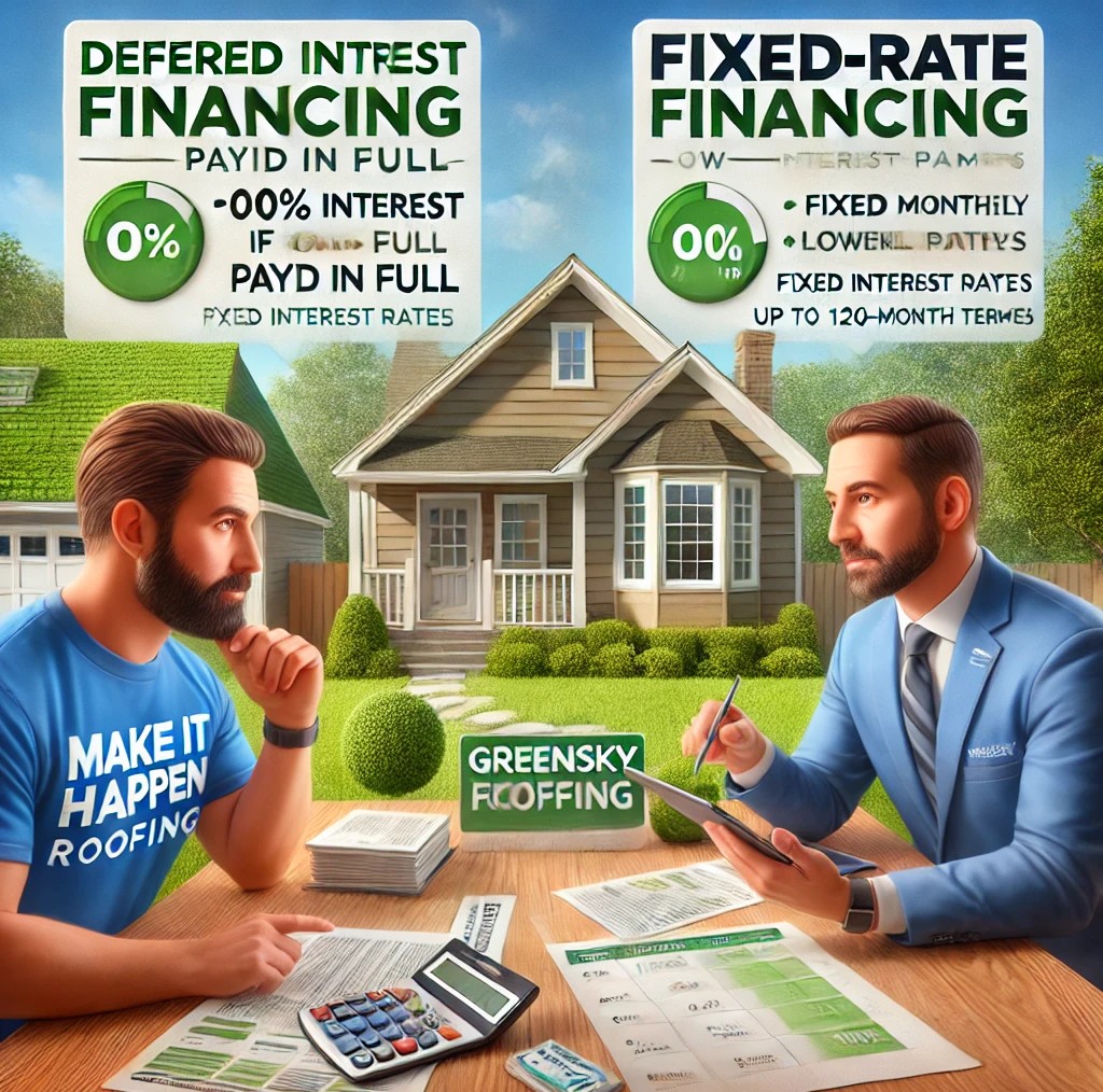 GreenSky financing for roofing projects