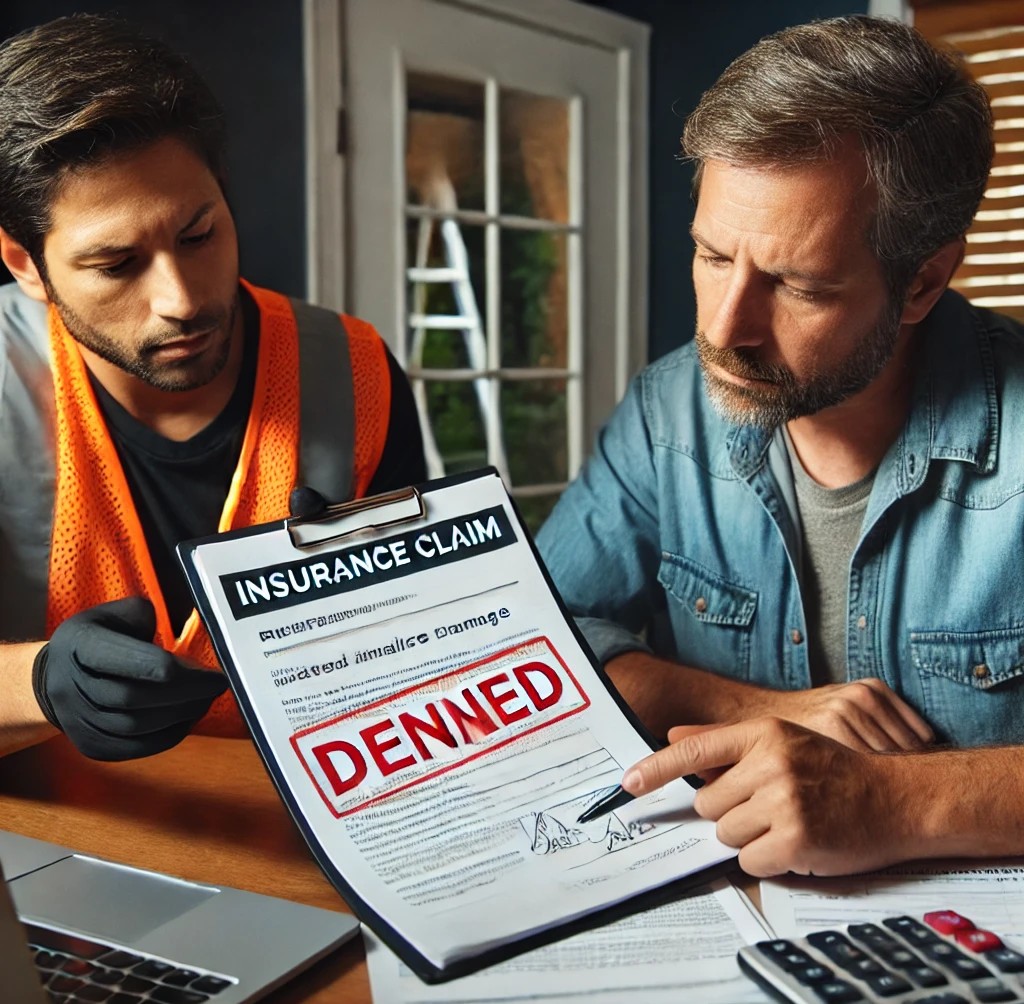 hail damage roof insurance claim denial